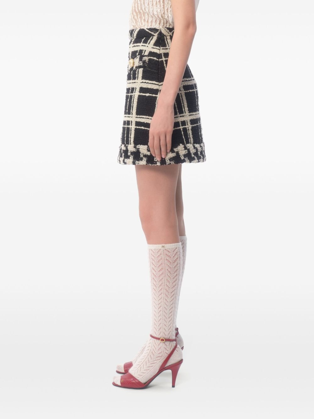 tweed mini skirt - 5