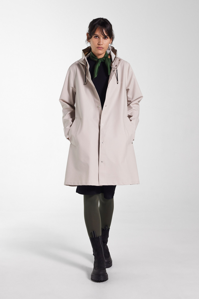Stutterheim Mosebacke Lightweight Raincoat Light Sand outlook