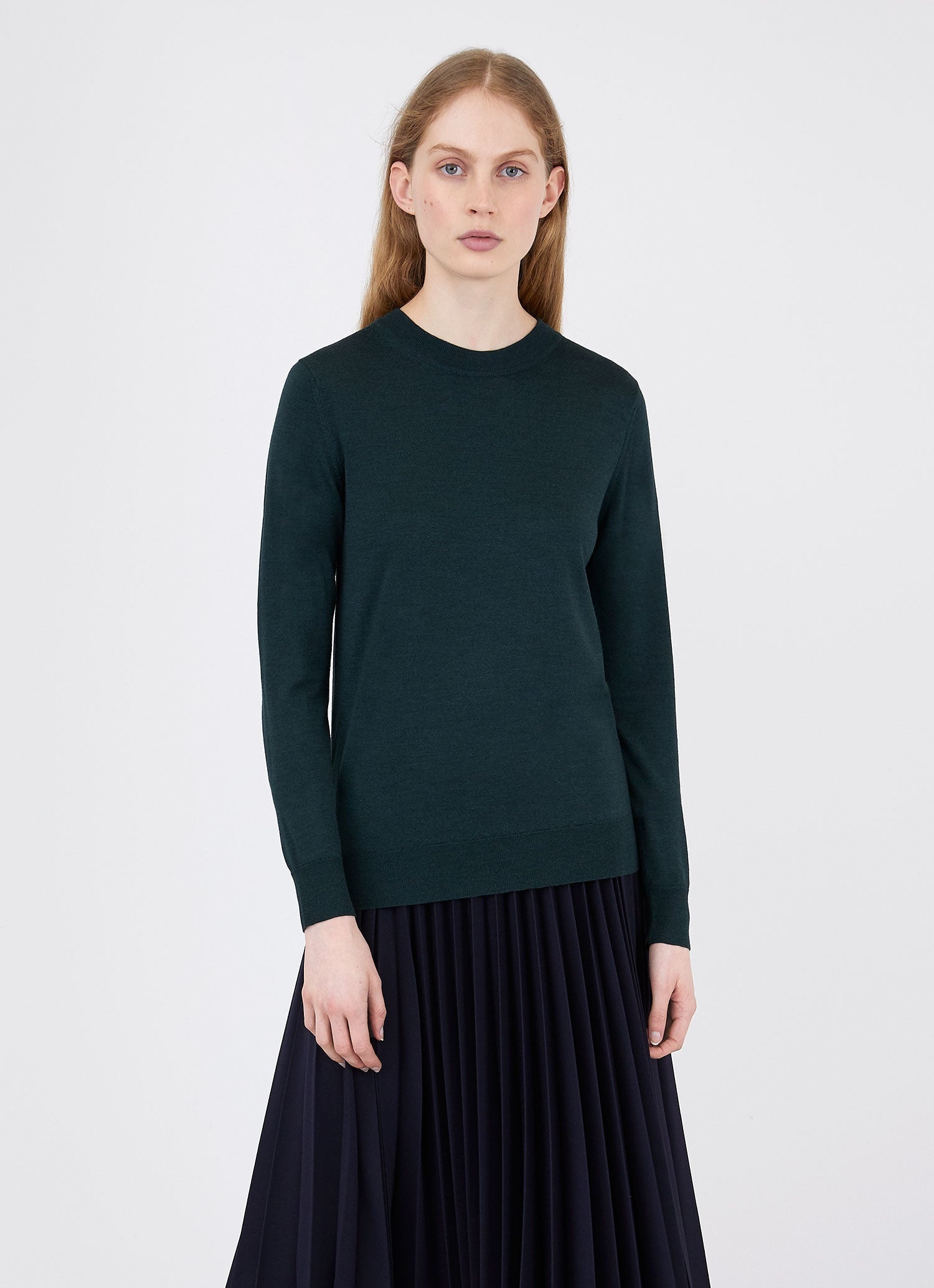 Merino Silk Crew Neck jumper - 1