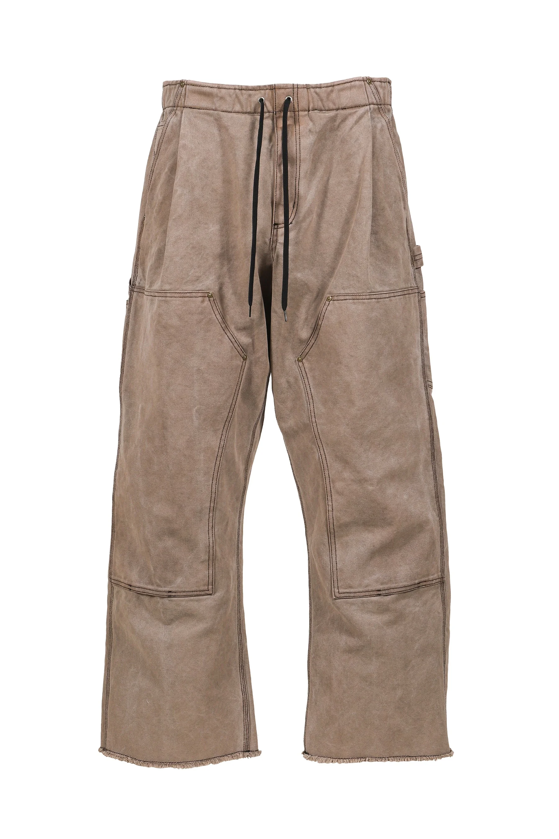 TUCK PANTS / BRW - 1