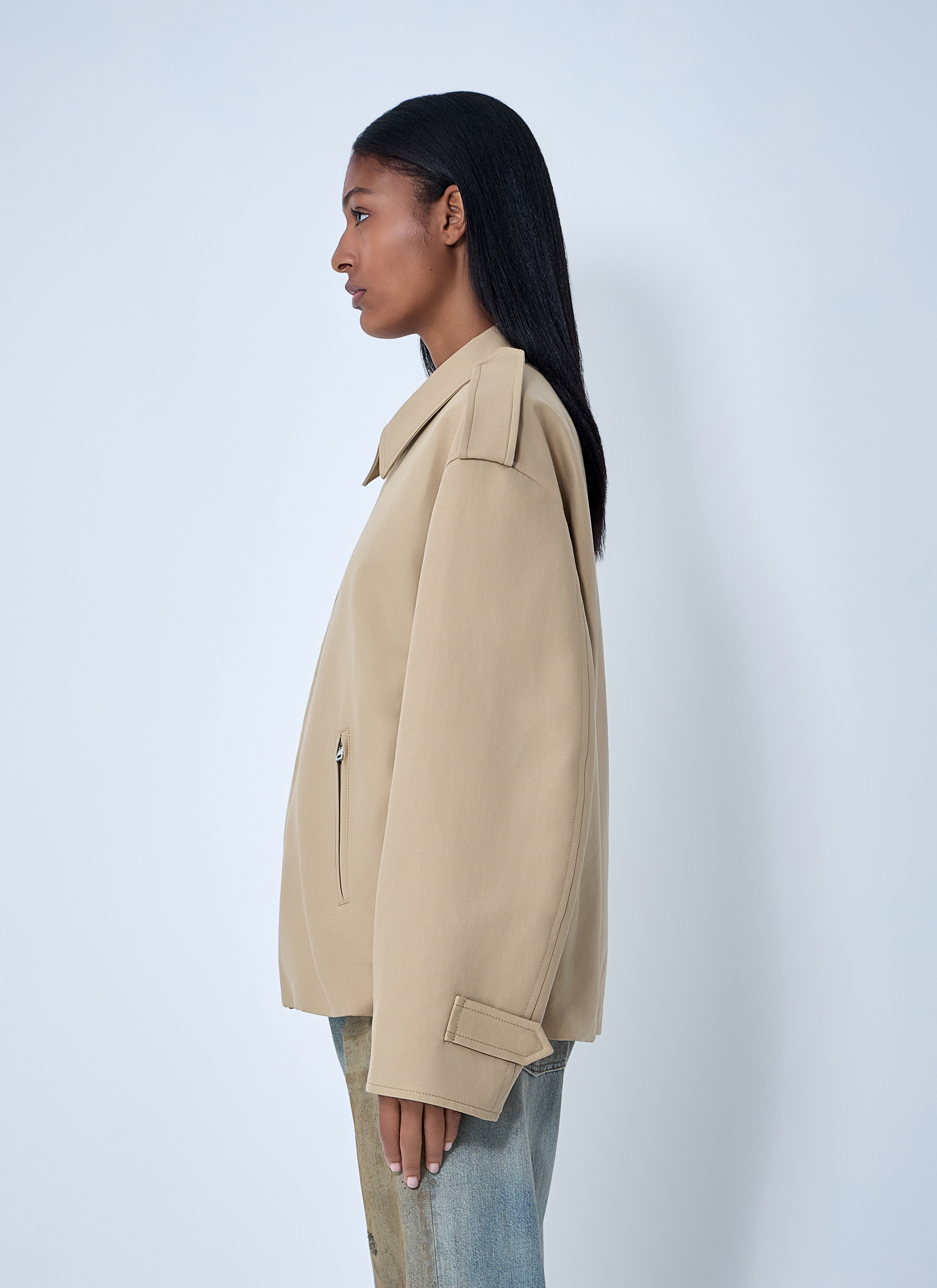 Cotton Satin Jacket - 3