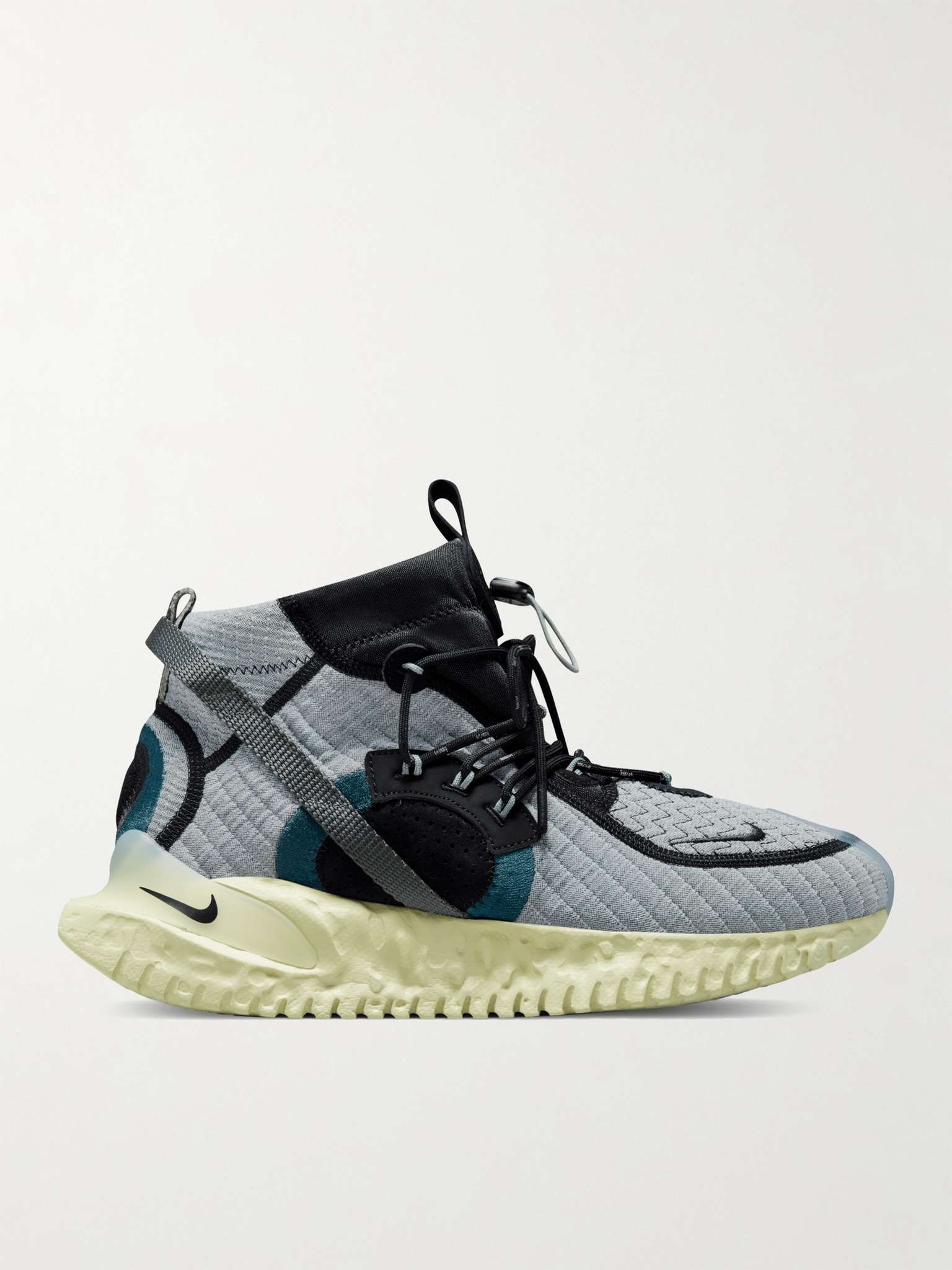 ISPA Flow 2020 SE Mesh and Neoprene High-Top Sneakers - 1