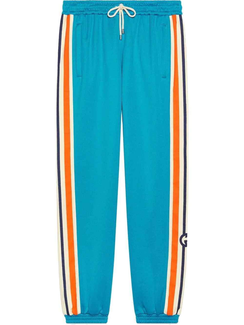 side-stripe track pants - 1