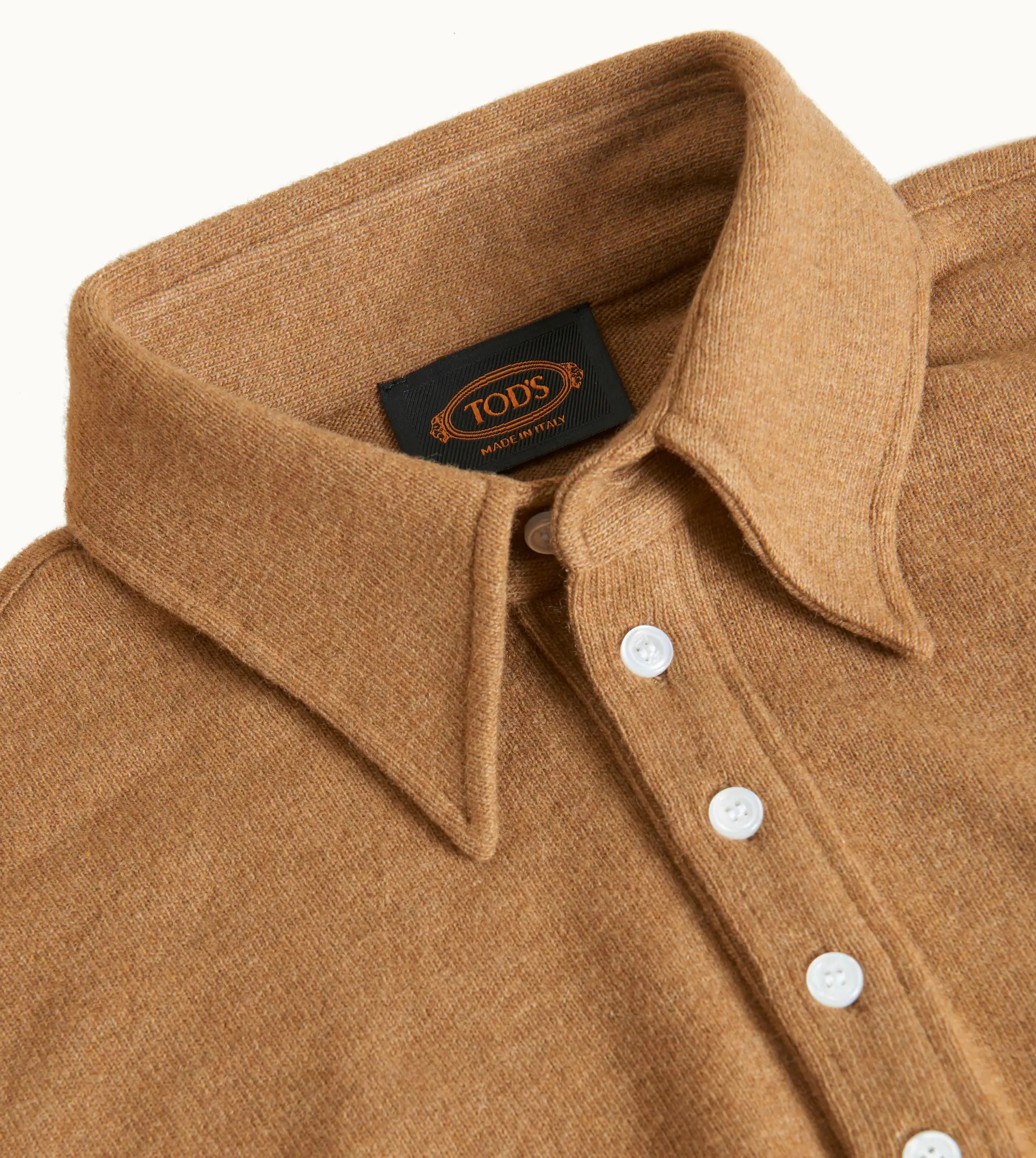 SHIRT IN MIXED WOOL - BEIGE - 5