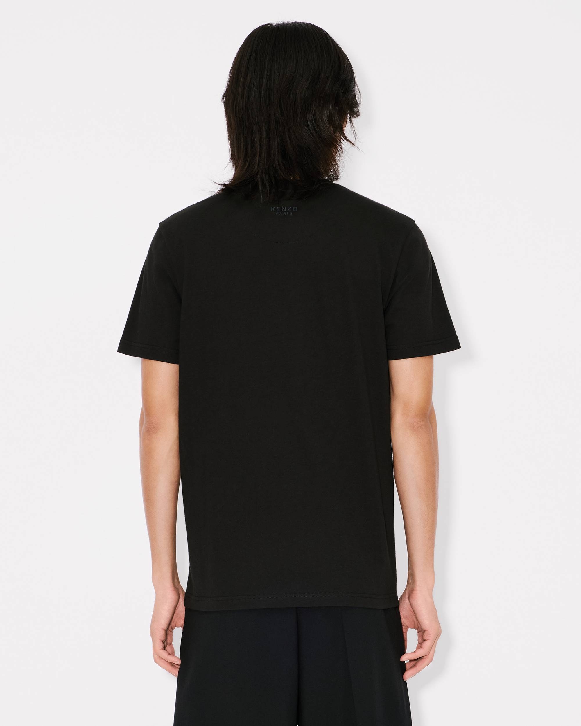 'Boke Flower' embroidered slim T-shirt in cotton - 4