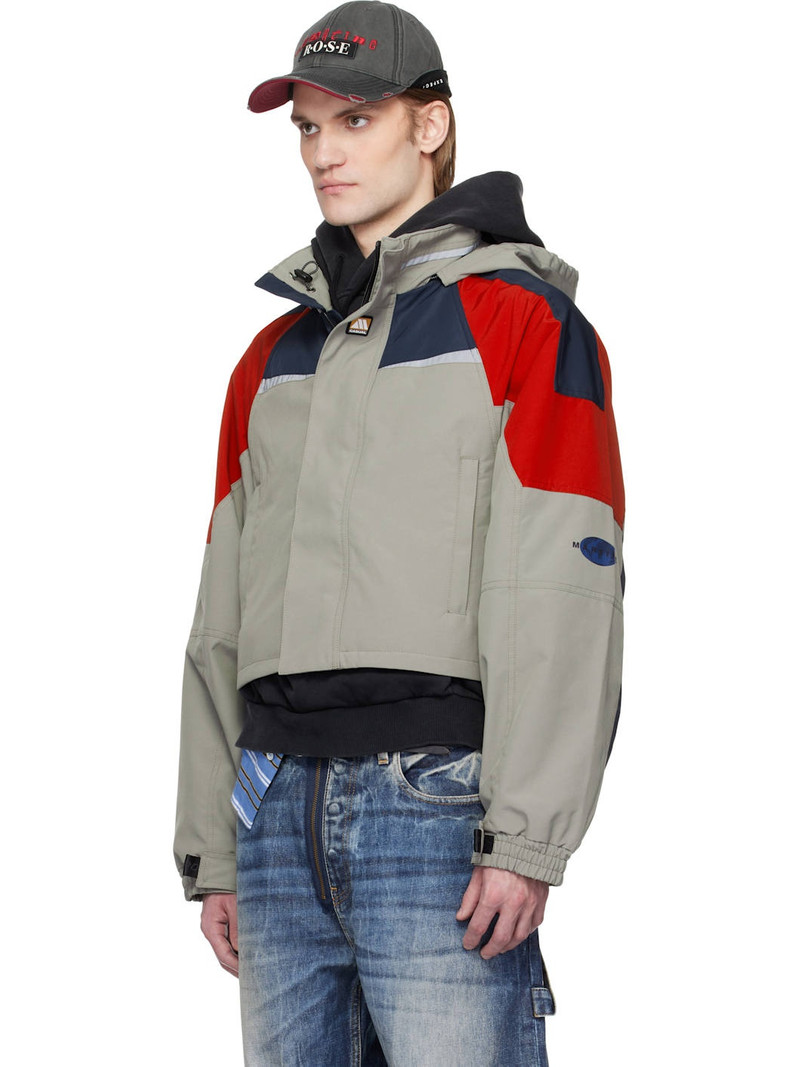 Martine Rose Taupe Shrunken Sports Jacket outlook