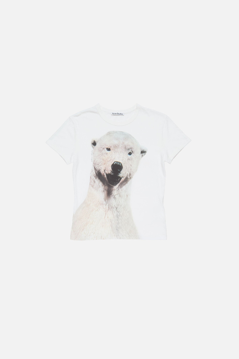 Acne Studios Logo T-shirt - Off white outlook