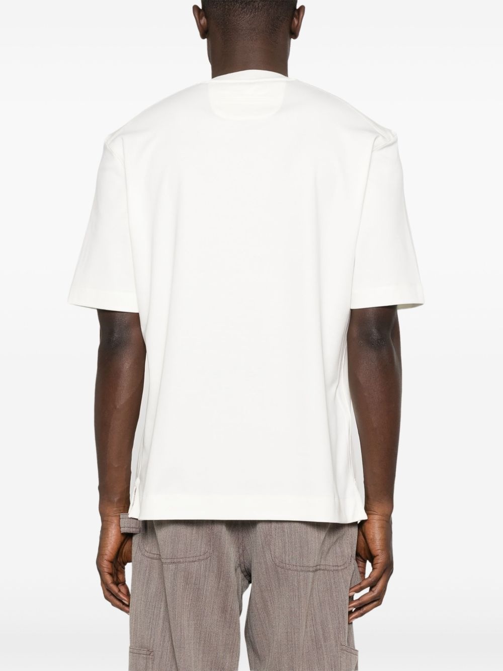 cotton-blend T-shirt - 3