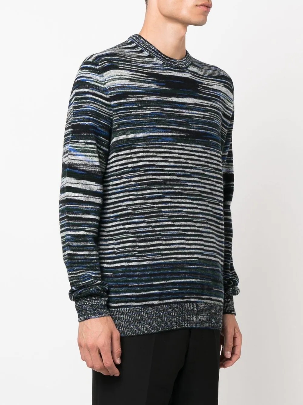 striped cashmere jumper - 3