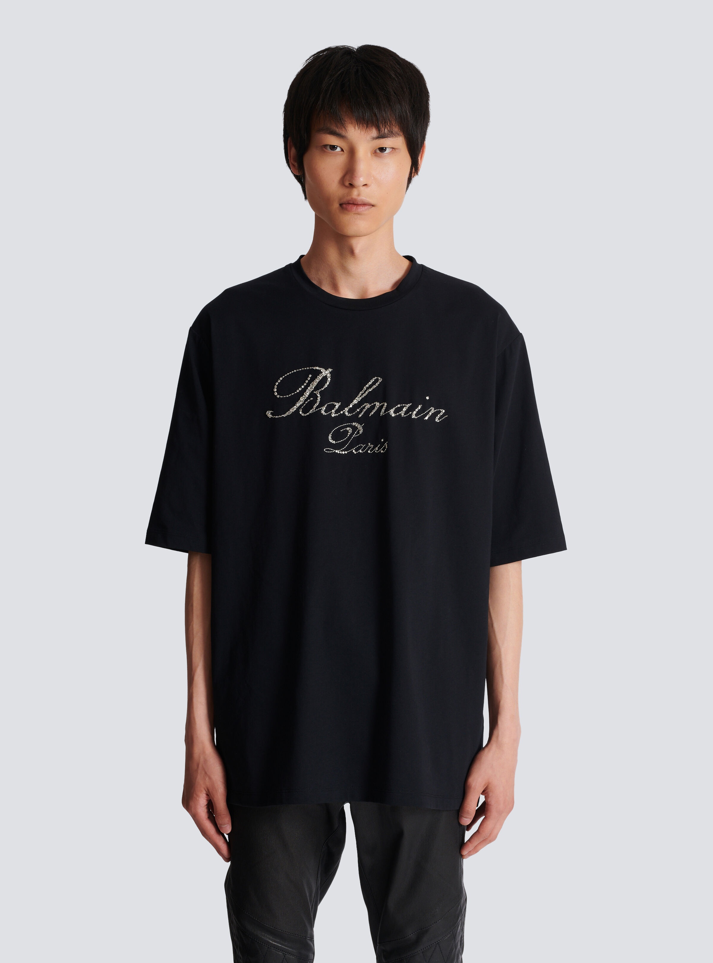 関税＆送料込み】Balmain Monogrammed Jacquard T-Shirt