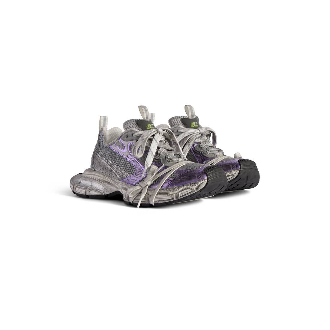 Women's 3xl Sneaker  in Grey/purple/white - 2