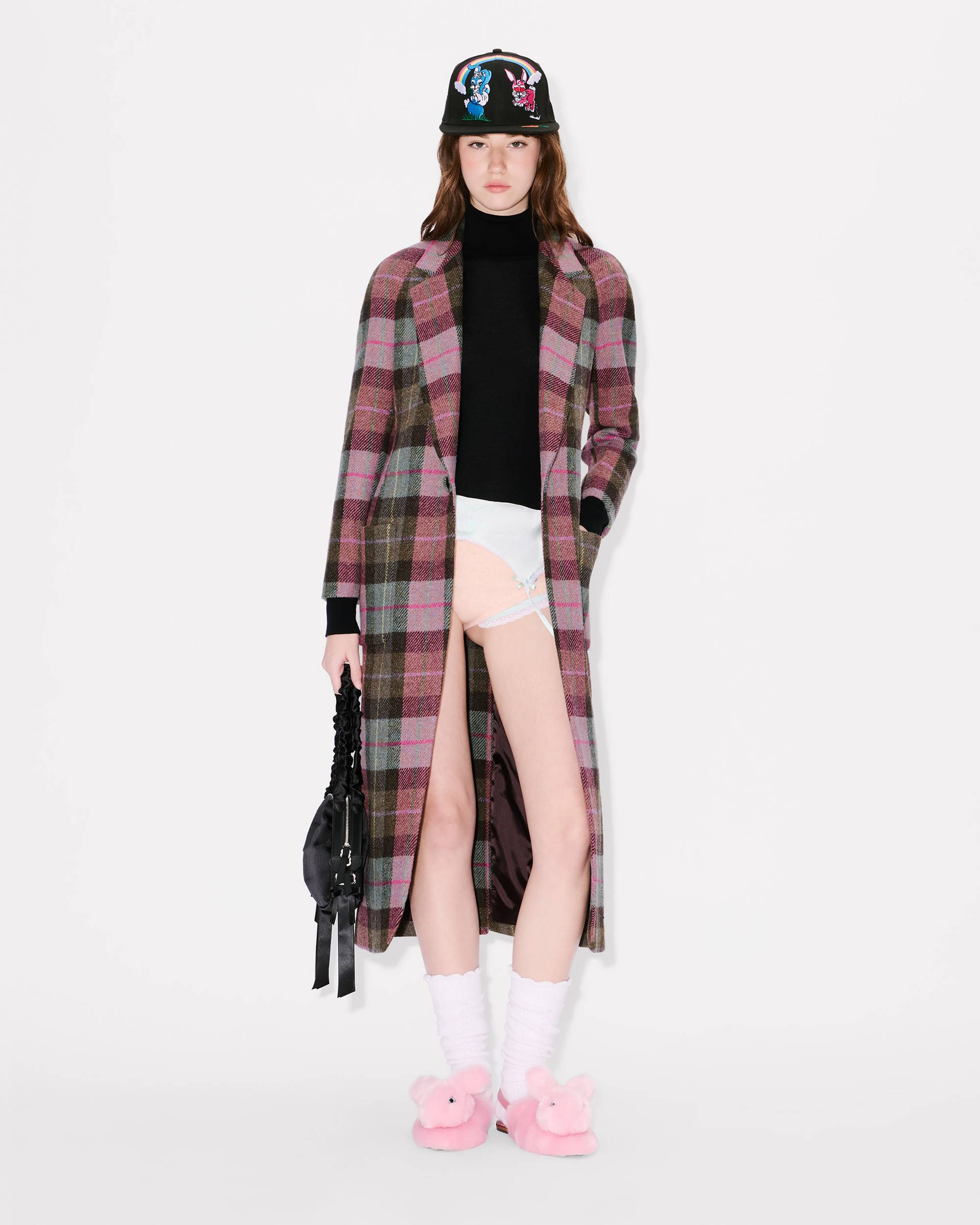 Long tailored jacket in Harris tweed - 3