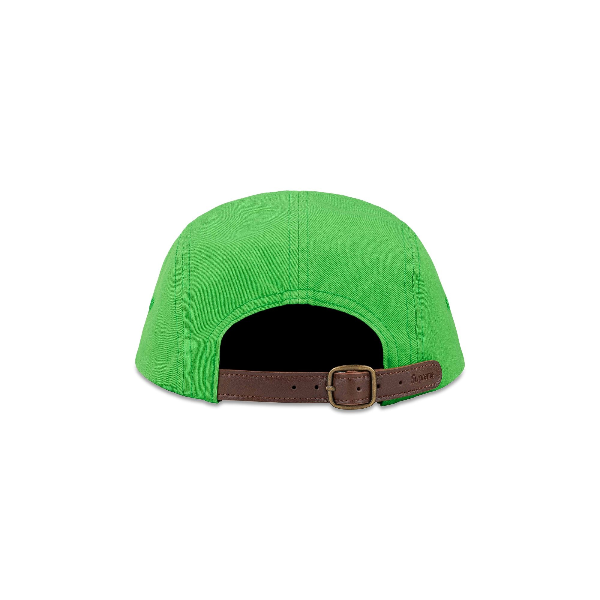 Supreme Washed Chino Twill Camp Cap 'Green' - 2