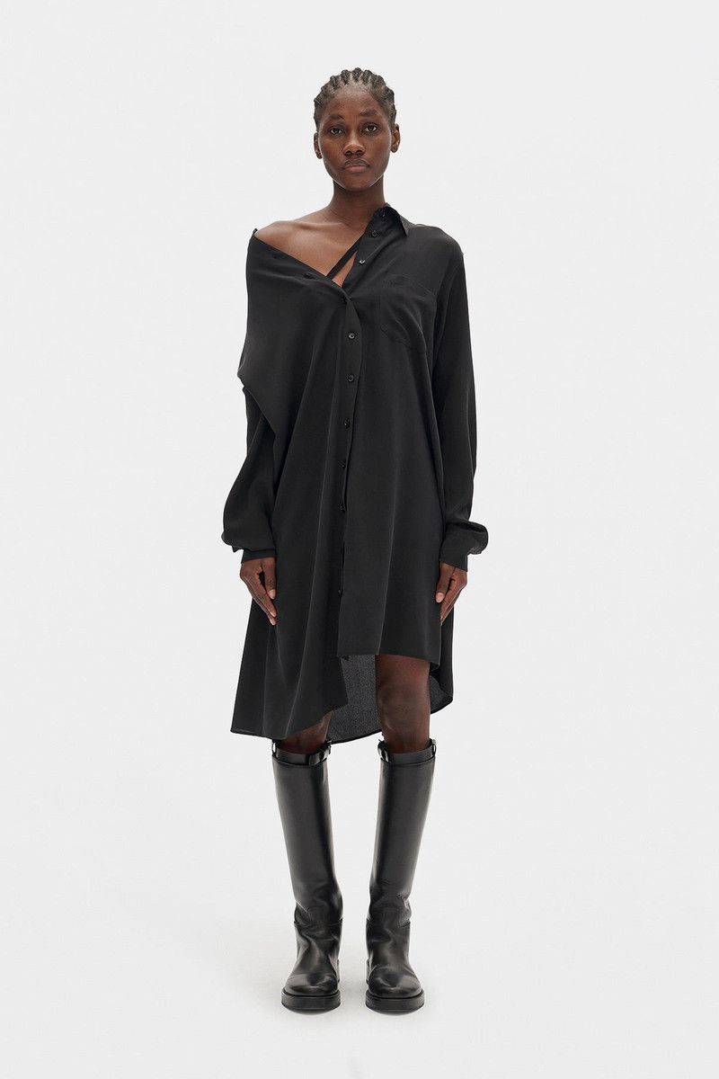 Halina Drop Shoulder Shirt Dress 1