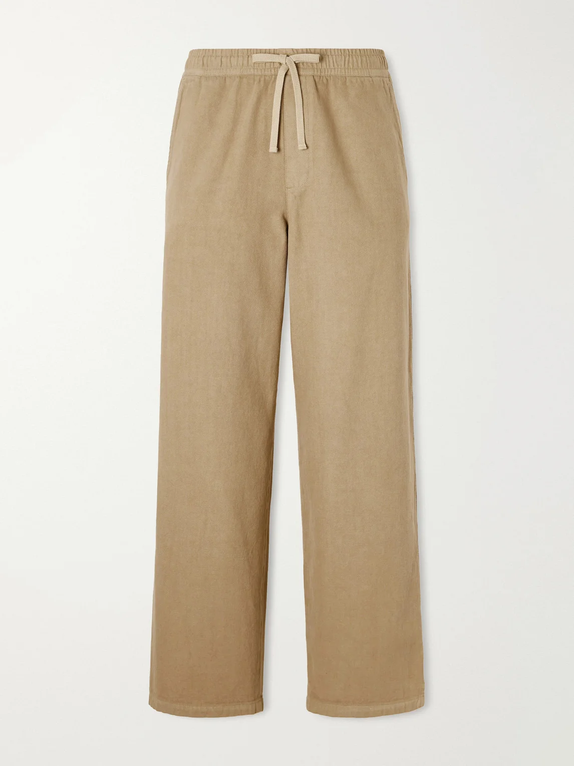 Straight-Leg Cotton-Twill Trouser - 1