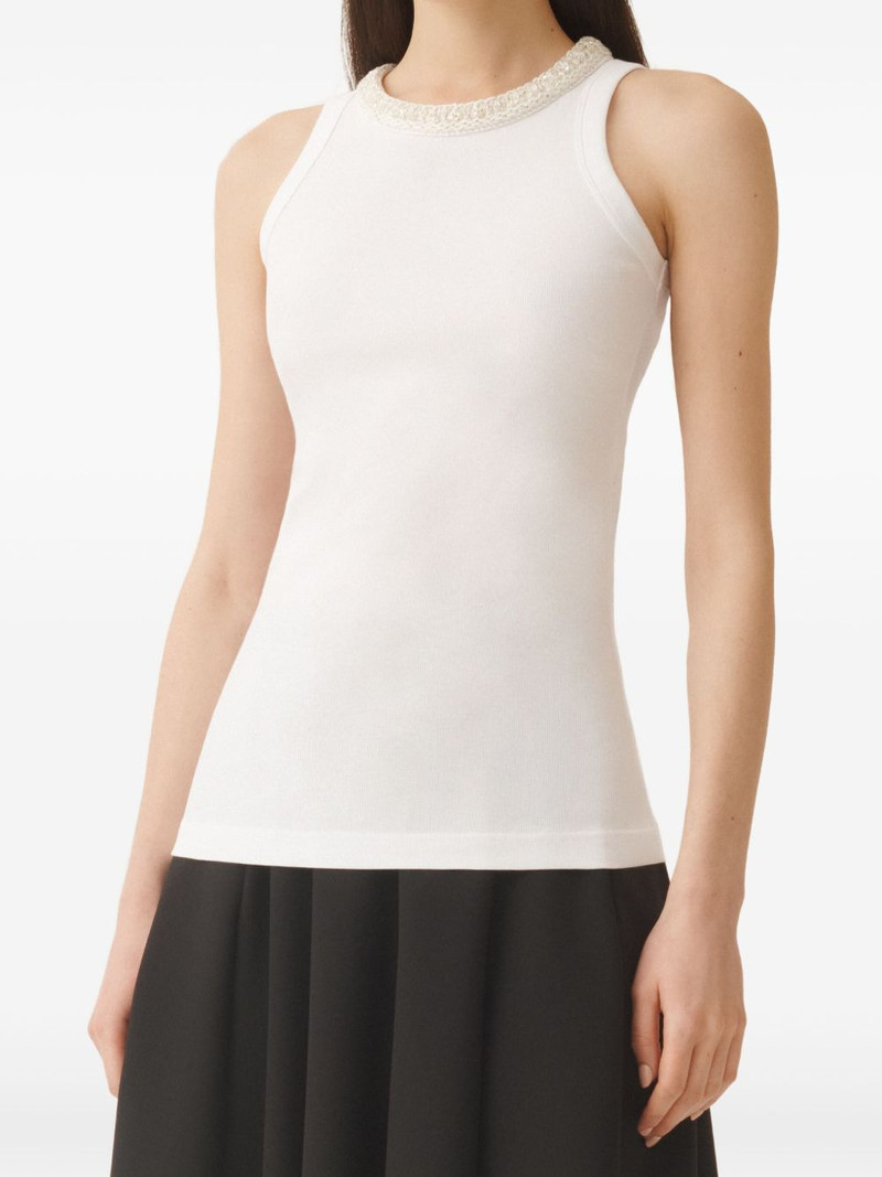 embroidered-neck tank top 3
