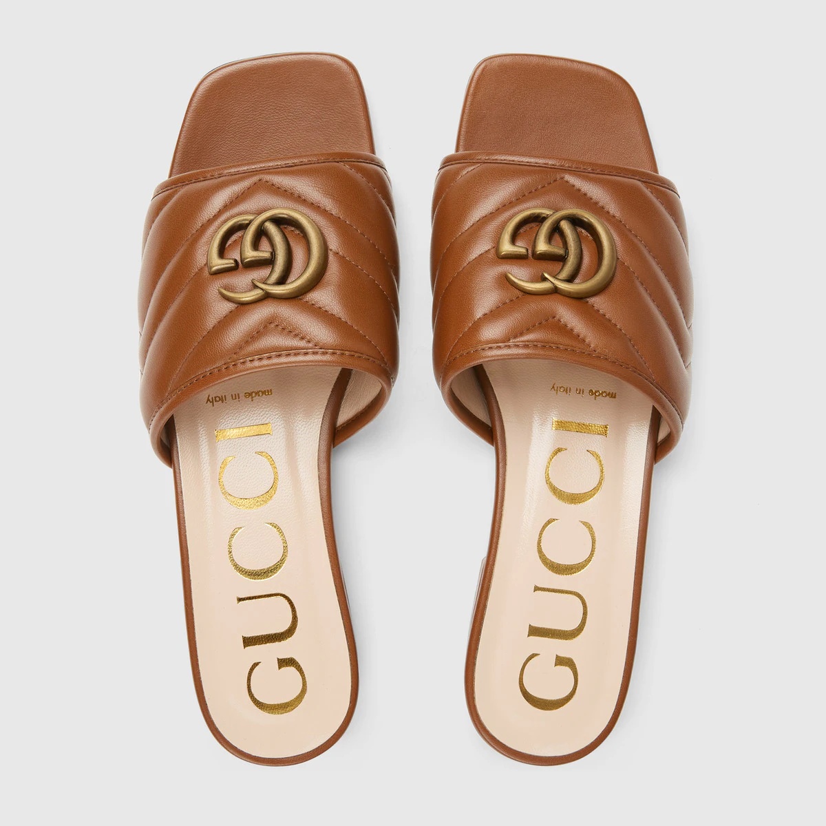 Women's slide with Double G - 3