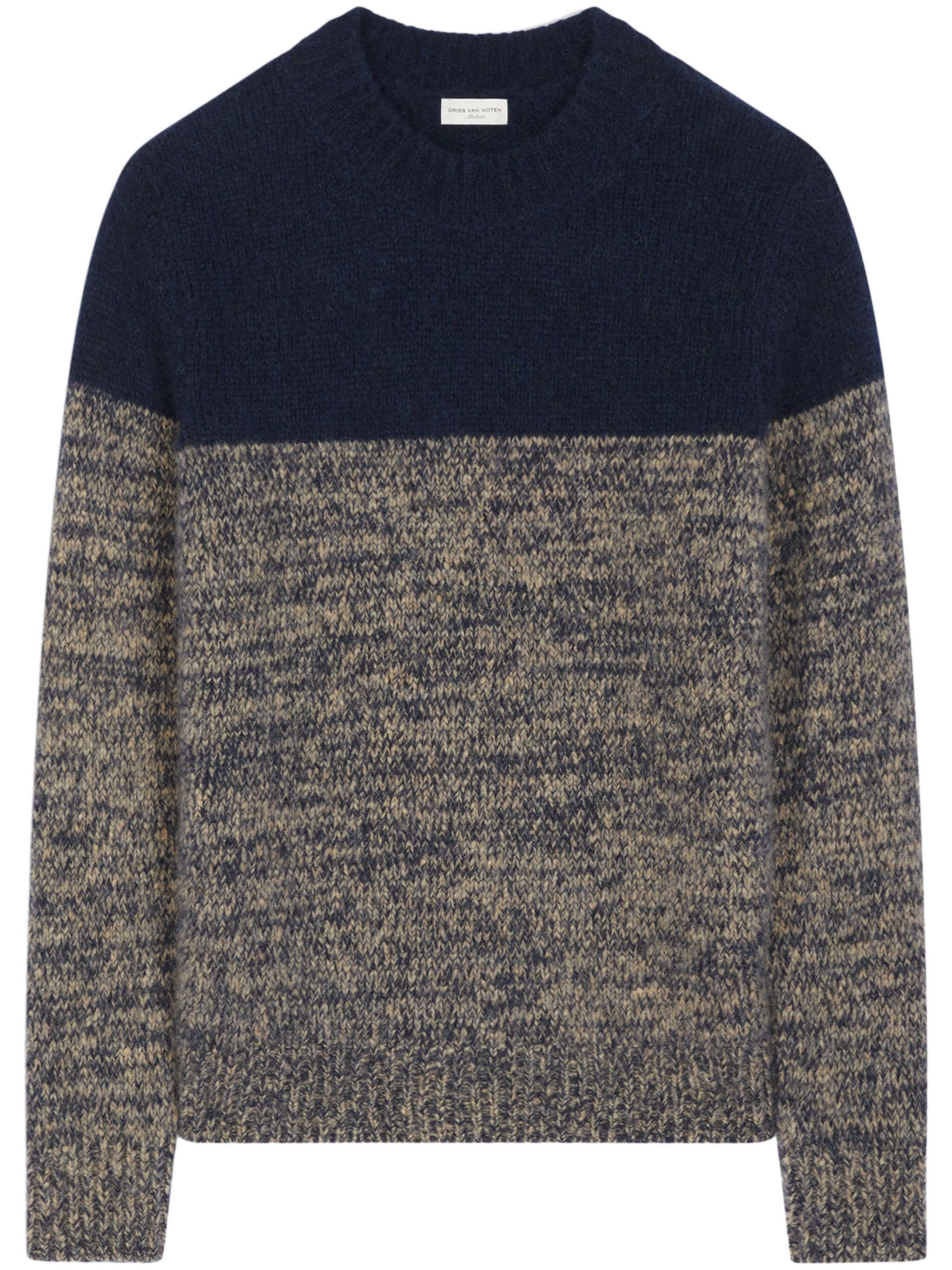 colour-block jumper - 1