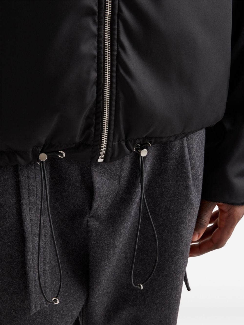 reversible ReNylon-fleece cashmere jacket - 6