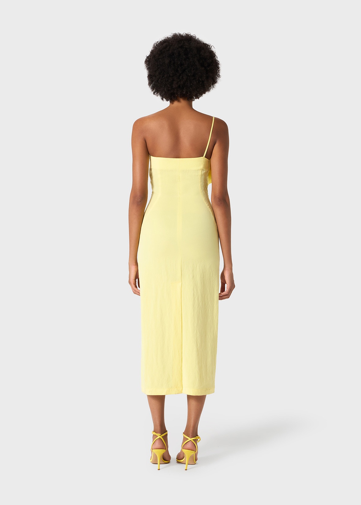 SHEATH DRESS WITH ROSE DETAIL - 4