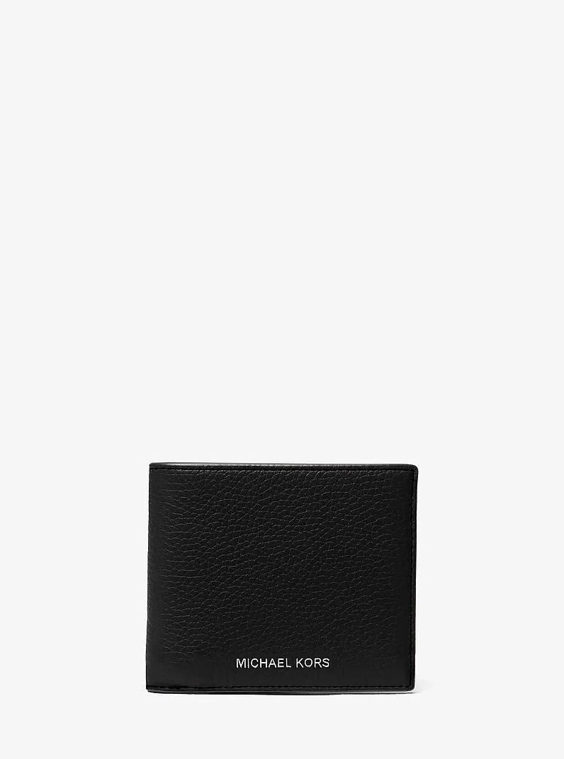 Cooper Pebbled Leather Billfold Wallet - 1