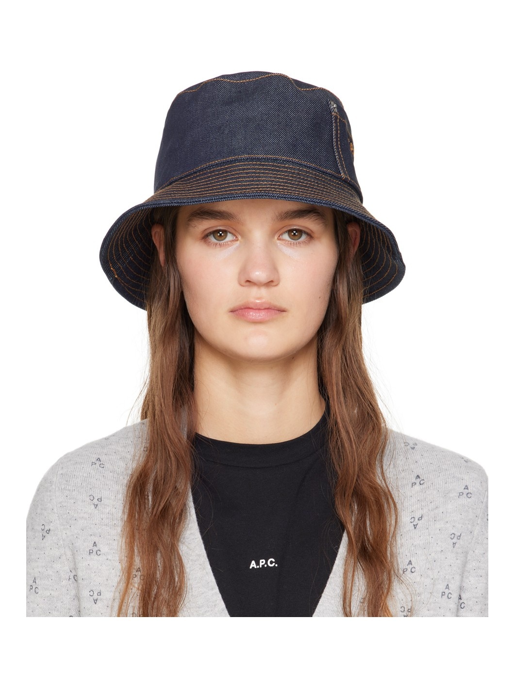 Blue Thais Bucket Hat - 1