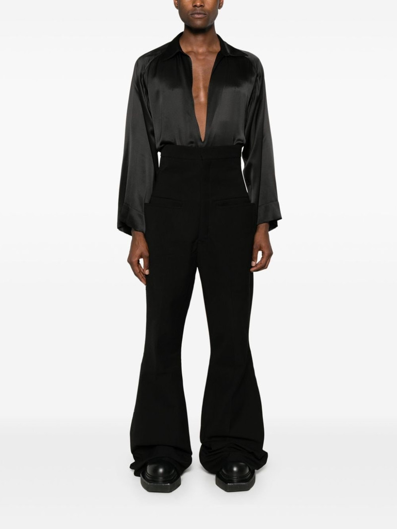 Rick Owens canvas straight-leg trousers outlook