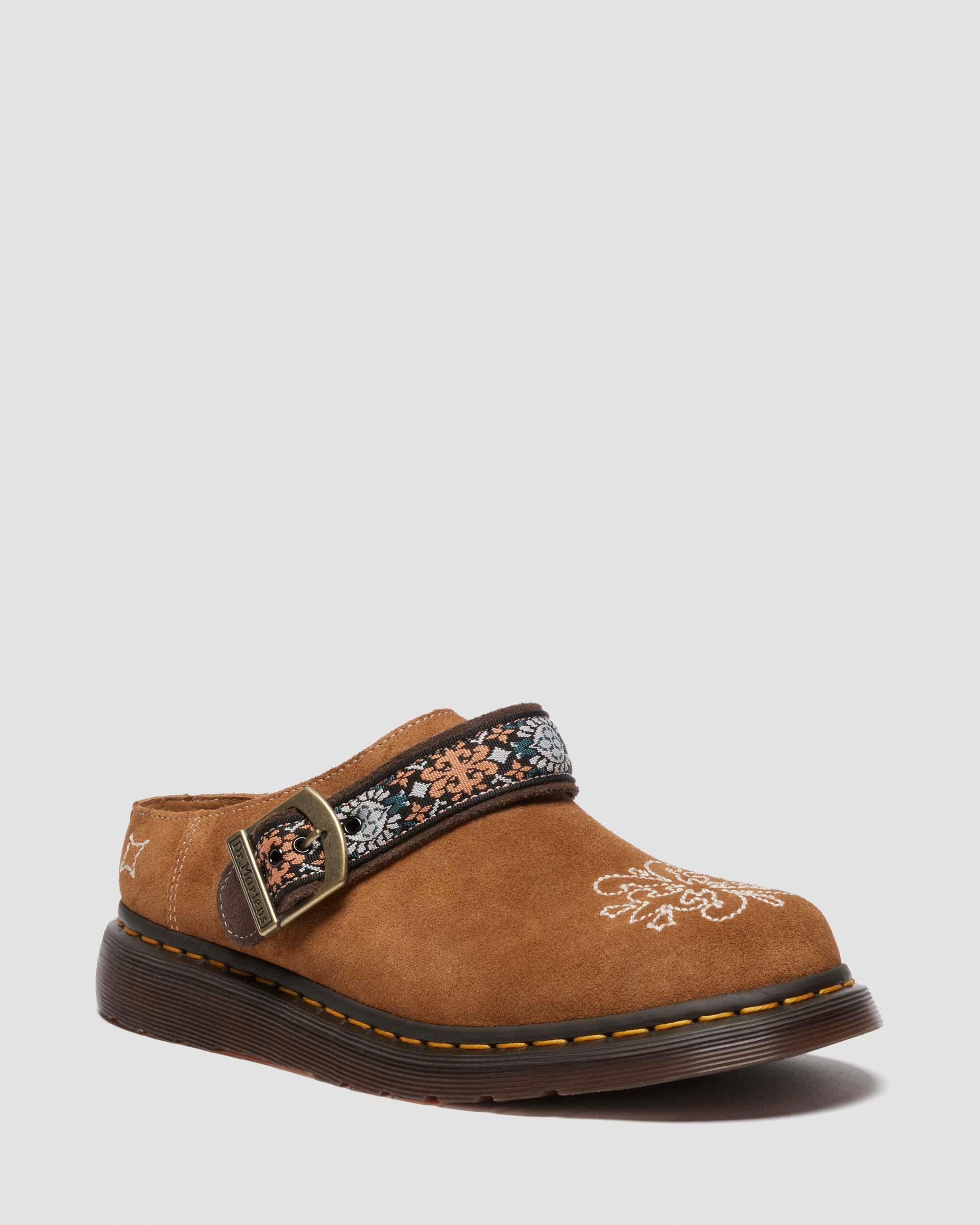 Isham Suede and Jacquard Mules - 5
