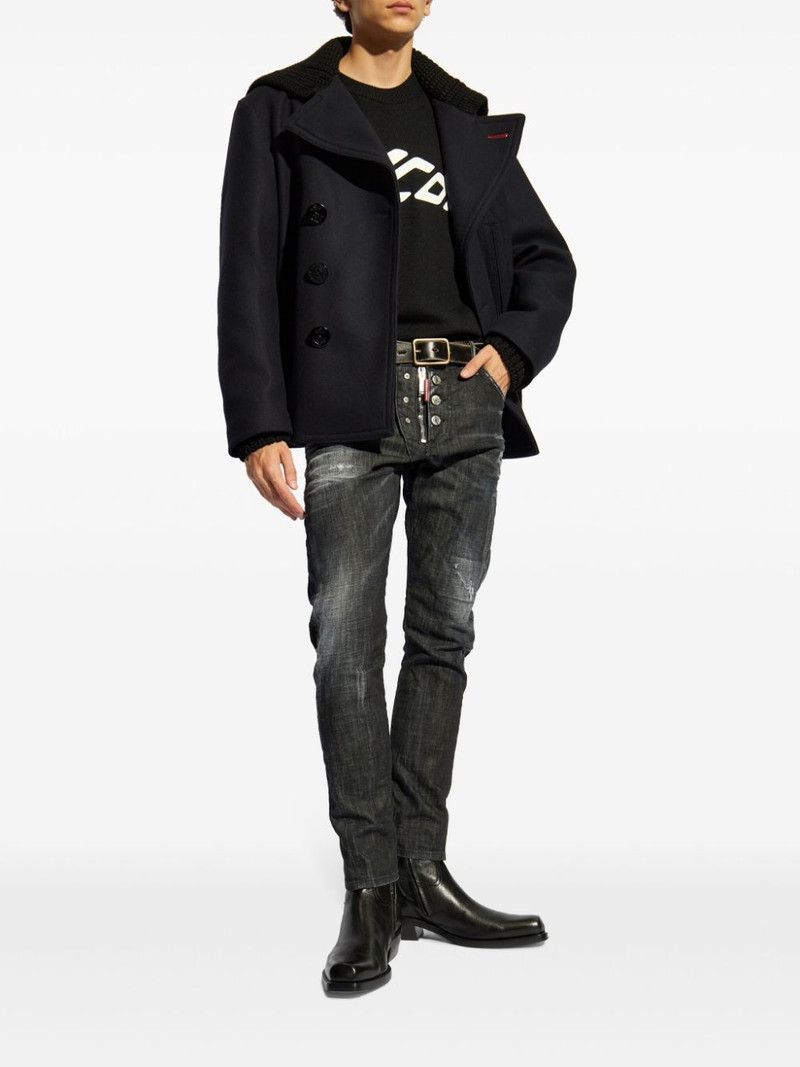 DSQUARED2 Icon logo-print virgin wool jumper outlook