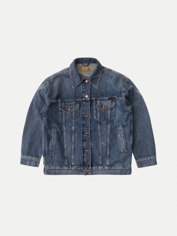 Elin Blue Maze Denim Jacket - 1