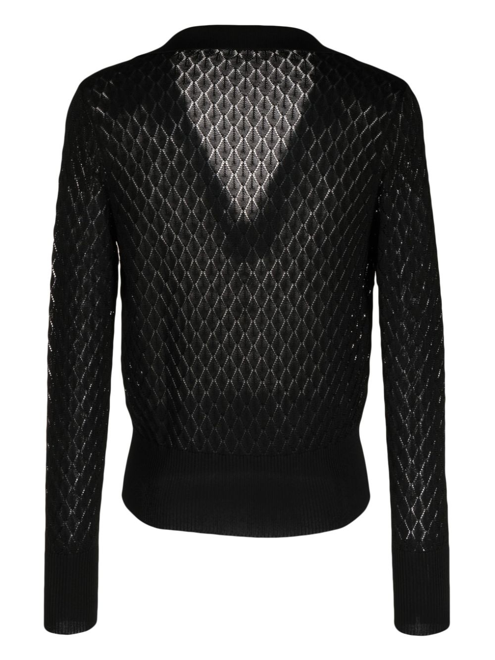 V-neck knitted jumper - 2