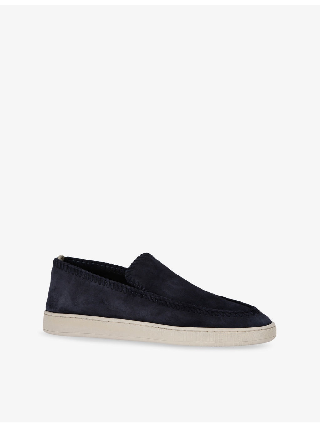Herbie Contrast-Sole Suede Loafers - 3