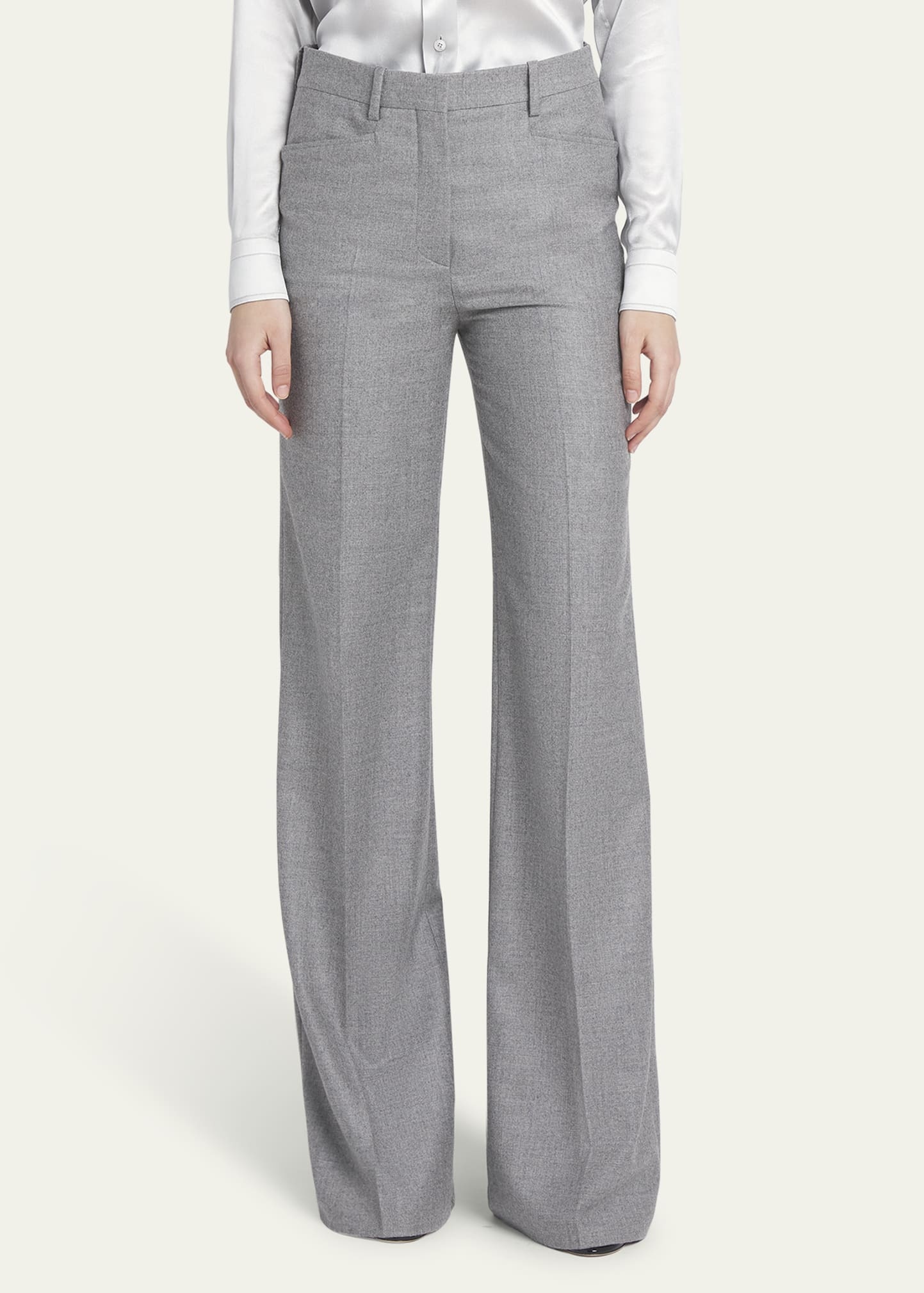 Bootcut Cashmere Trousers - 4