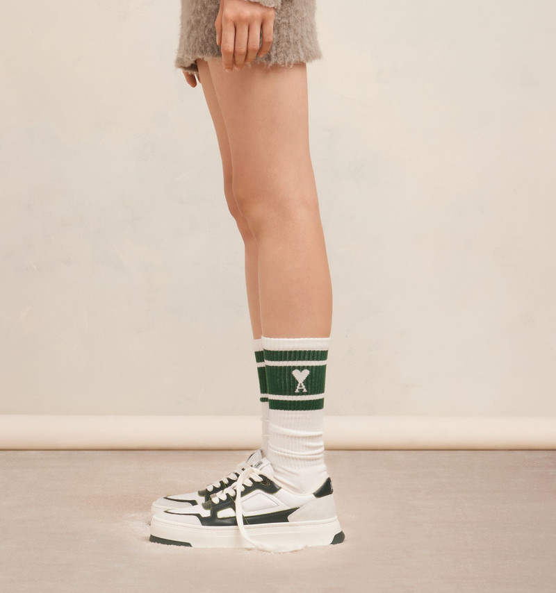 Ami De Coeur Striped Socks 4