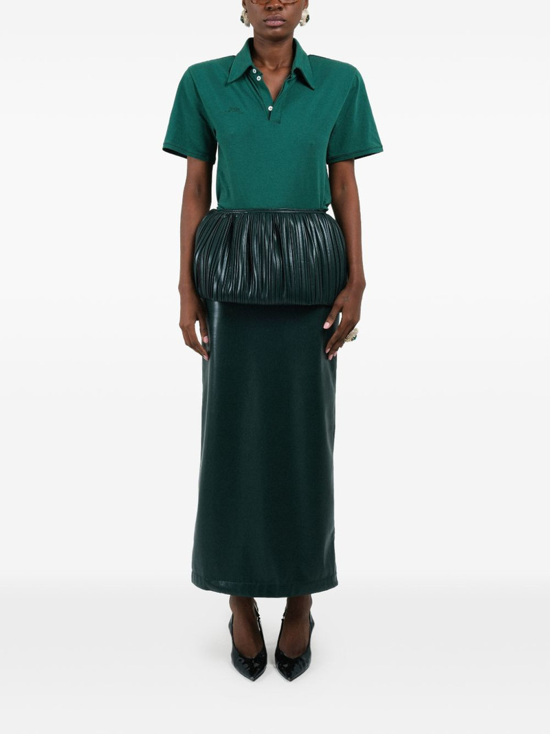 pleated balloon maxi skirt 3
