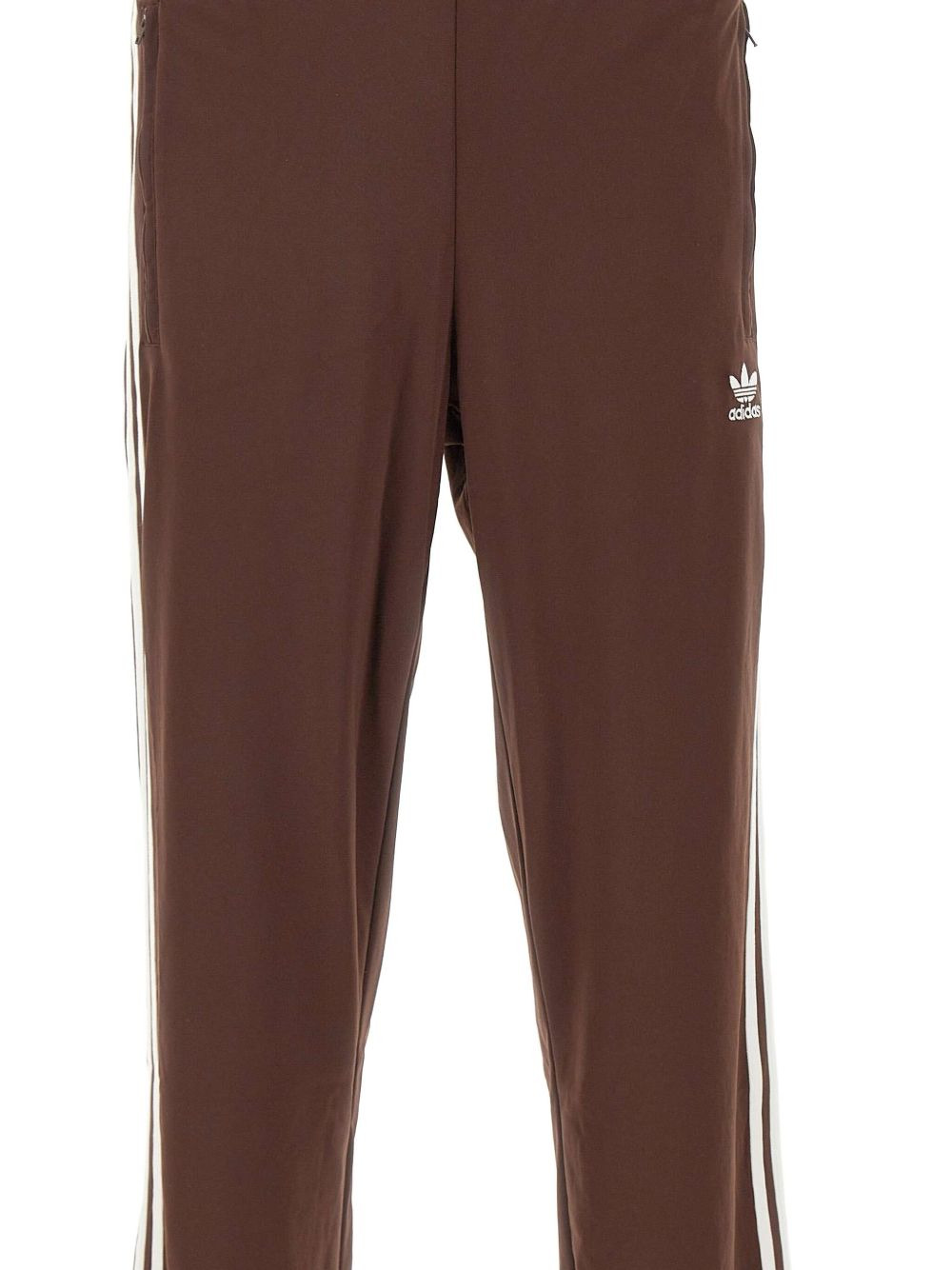 side-stripe zipped-hem track pants - 5