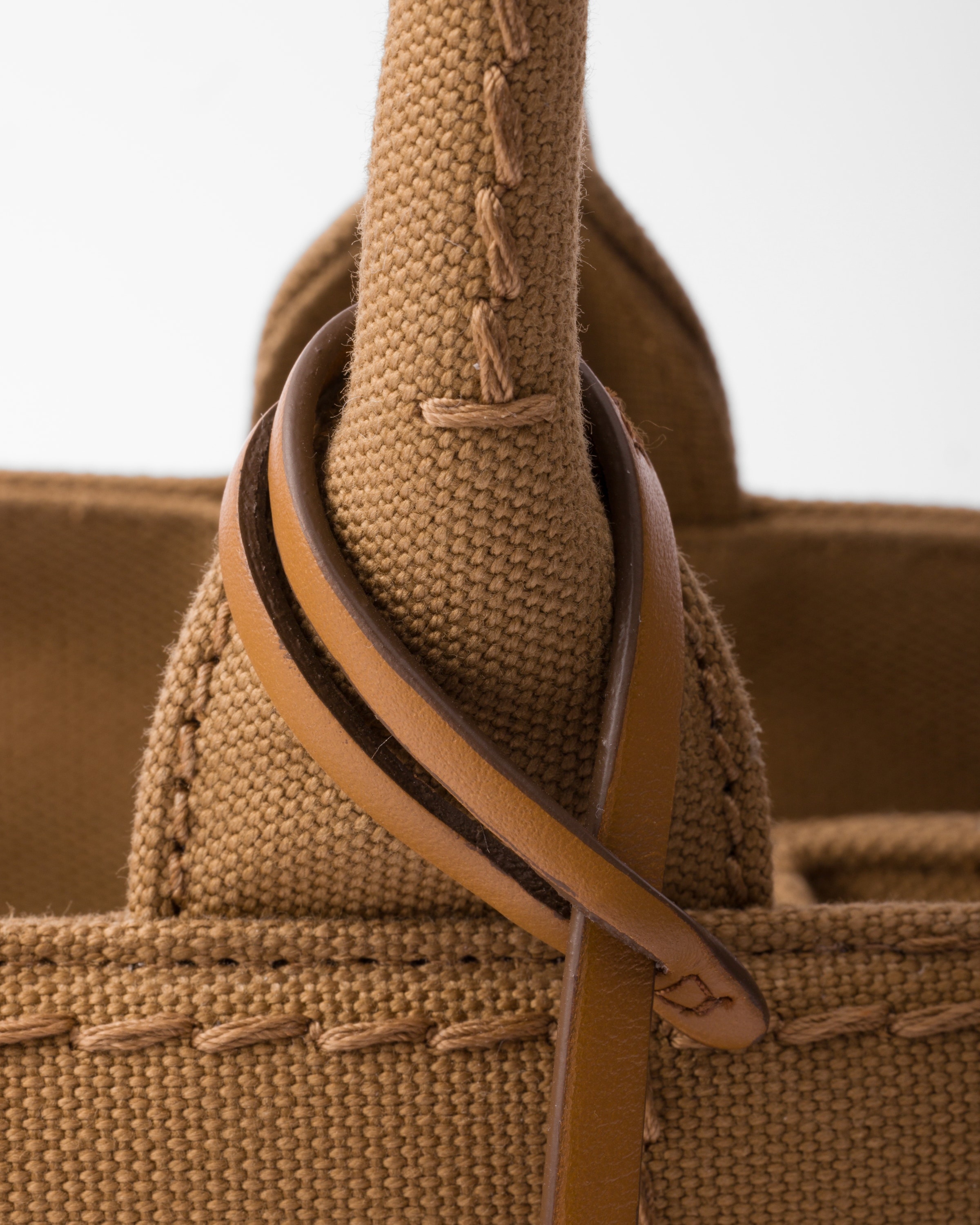 Small cotton canvas handbag - 6
