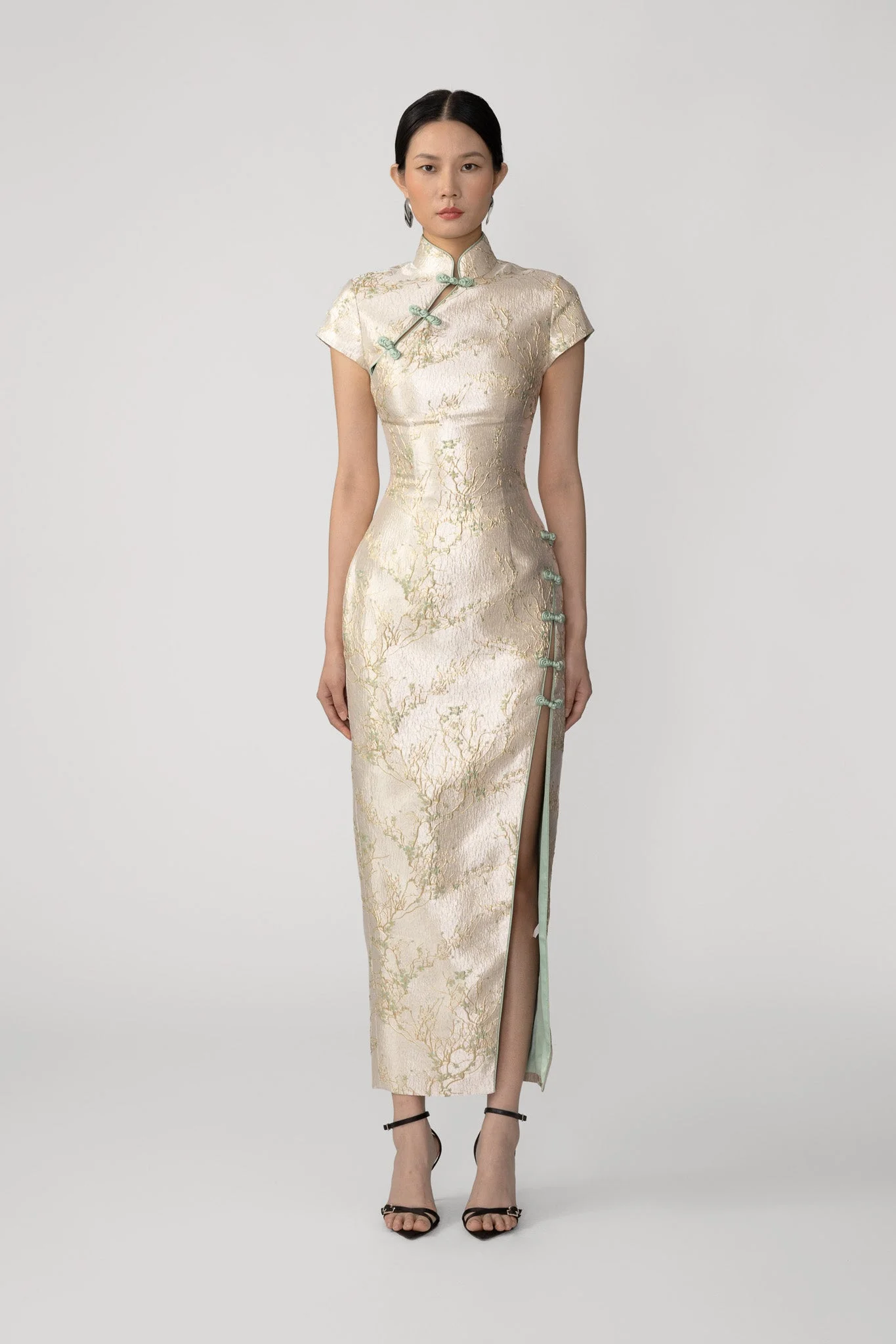 JOSEPHINE JACQUARD DRESS - 1