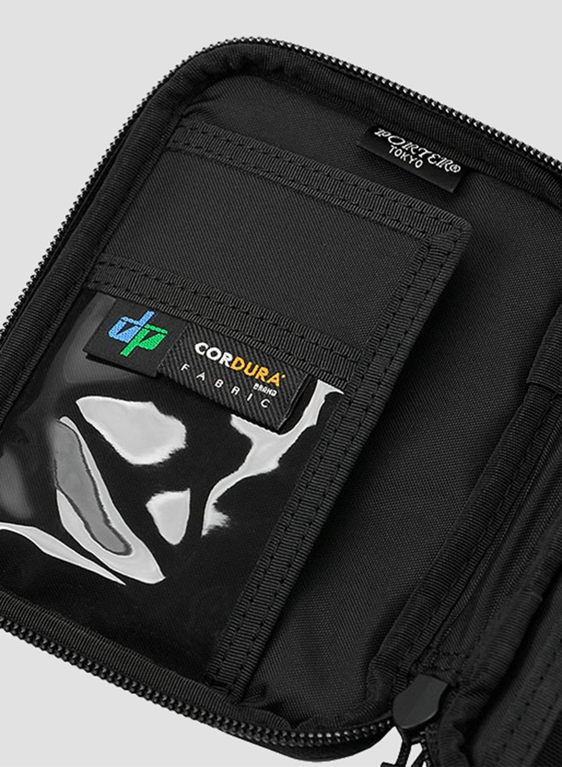 Porter-Yoshida & Co Hybrid Passport Case in Black - 3