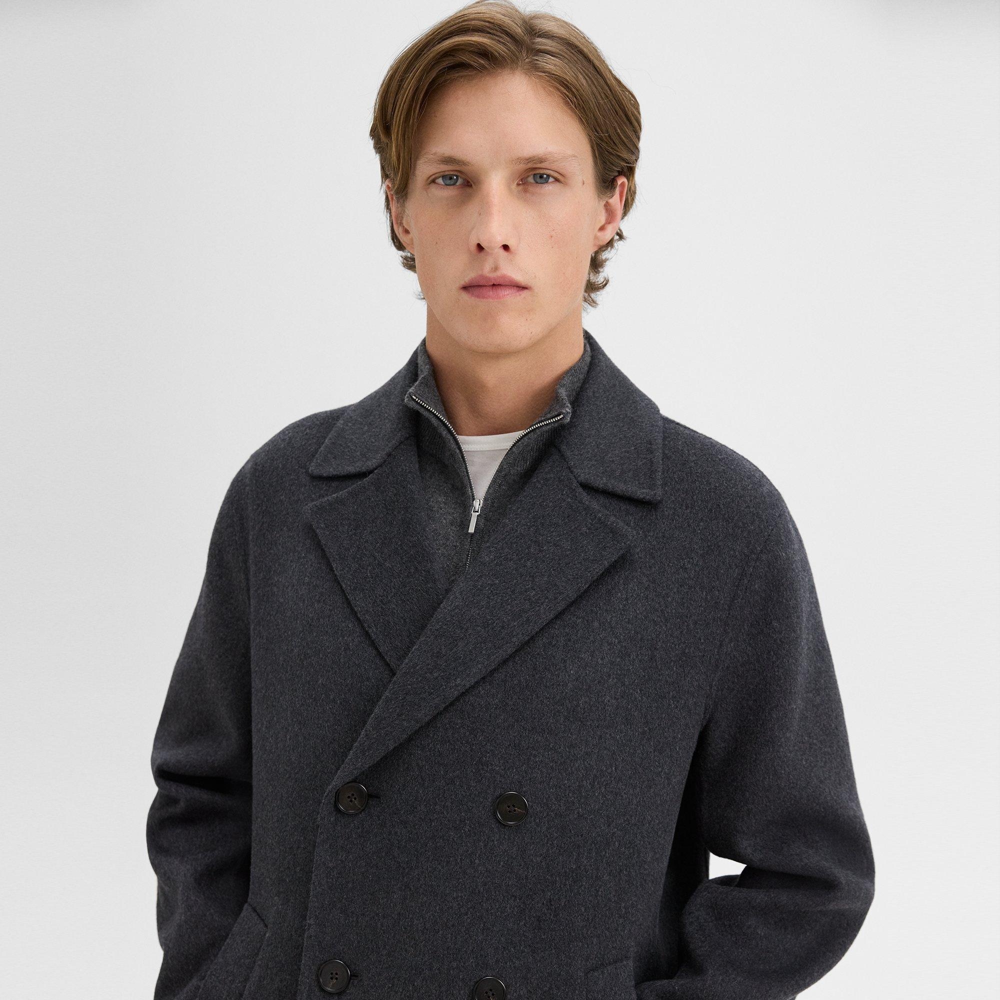 Double-Breasted Coat in Double-Face Wool-Cashmere - 5