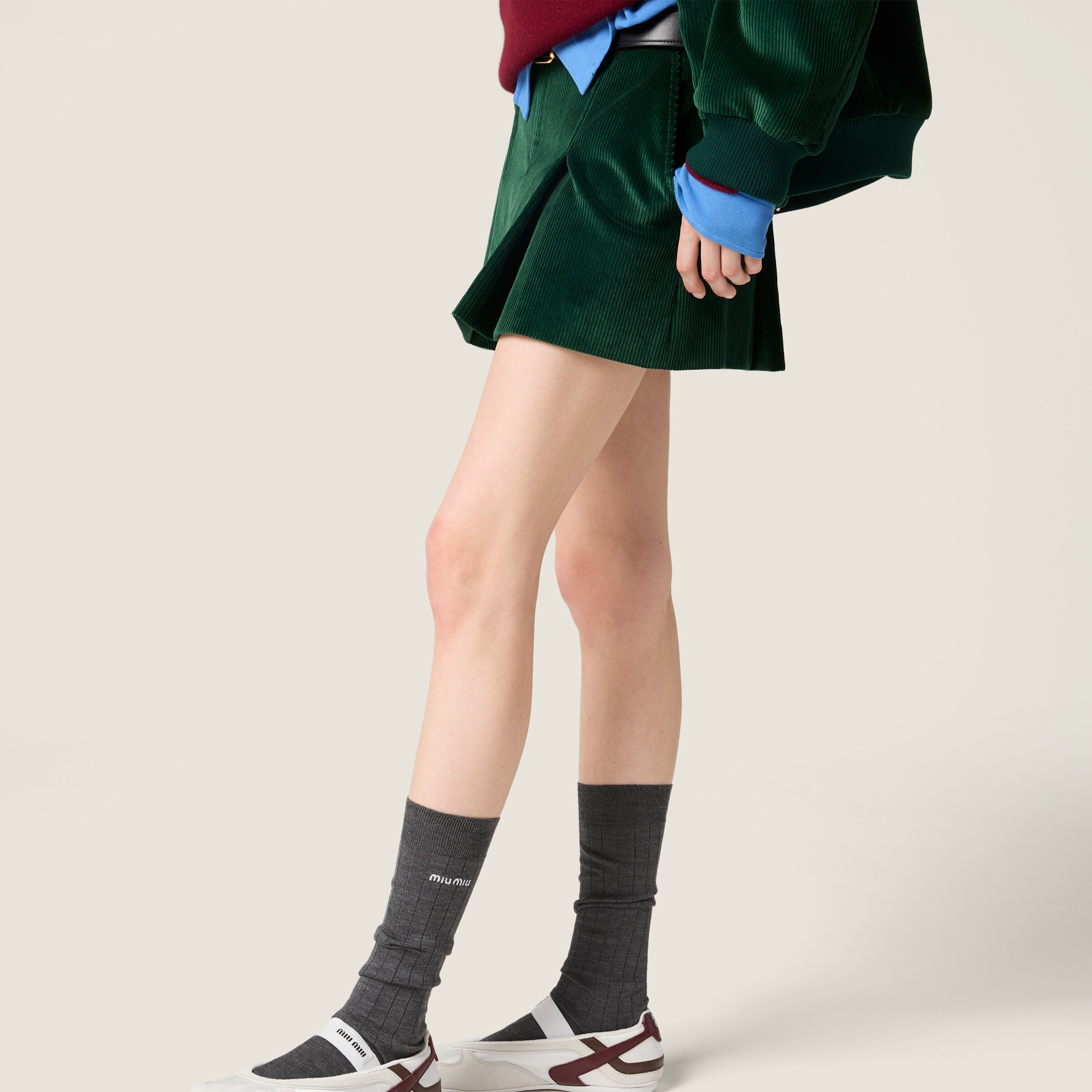 Corduroy miniskirt - 5