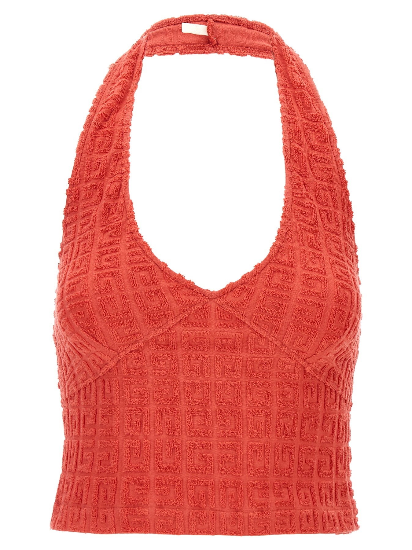 Top Cropped Capsule Plage Tops Red - 1