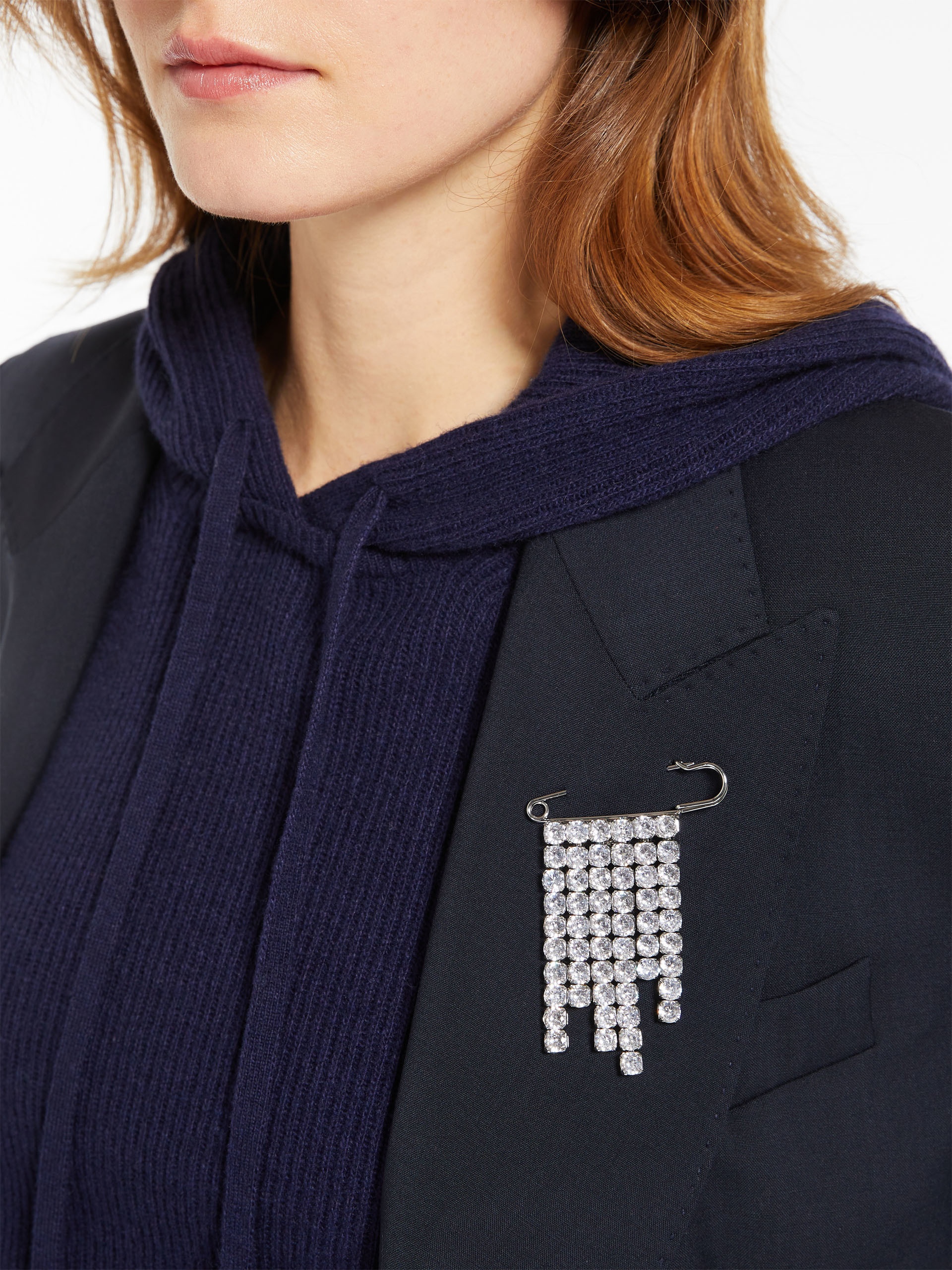 GESSATI Rhinestone brooch - 3