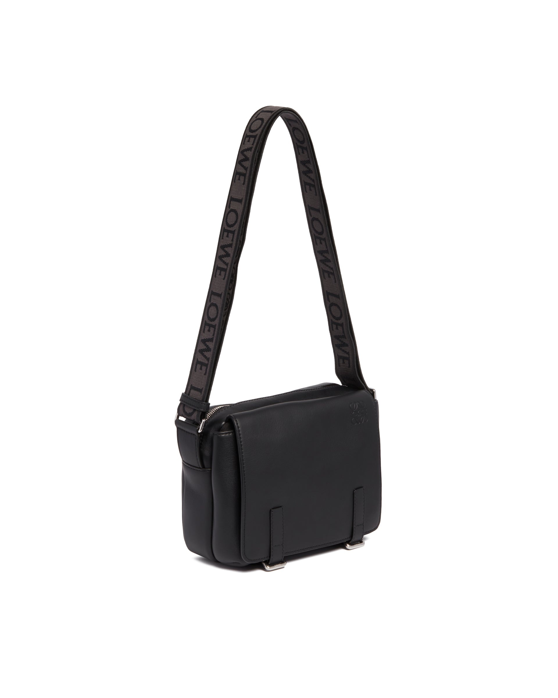 Black XS Military Messenger Bag - 6
