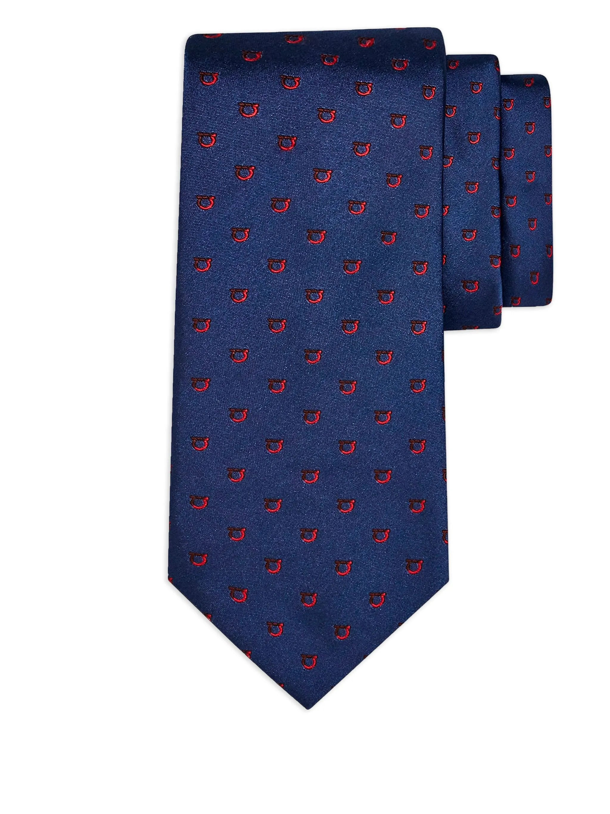 Ferragamo Patterned Silk Tie - 1