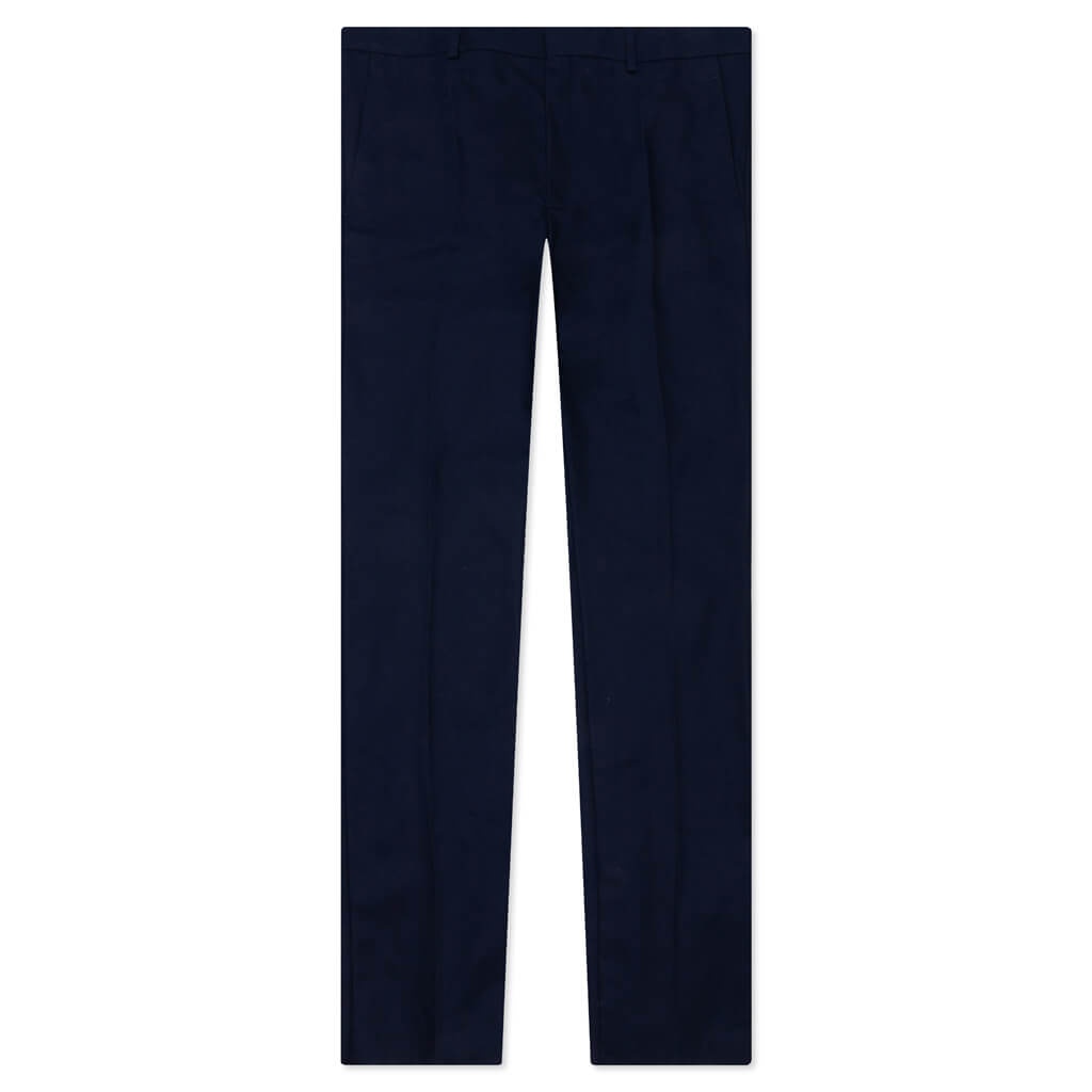 RAF SIMONS SLIGHTLY FLARED PANTS - NAVY - 1