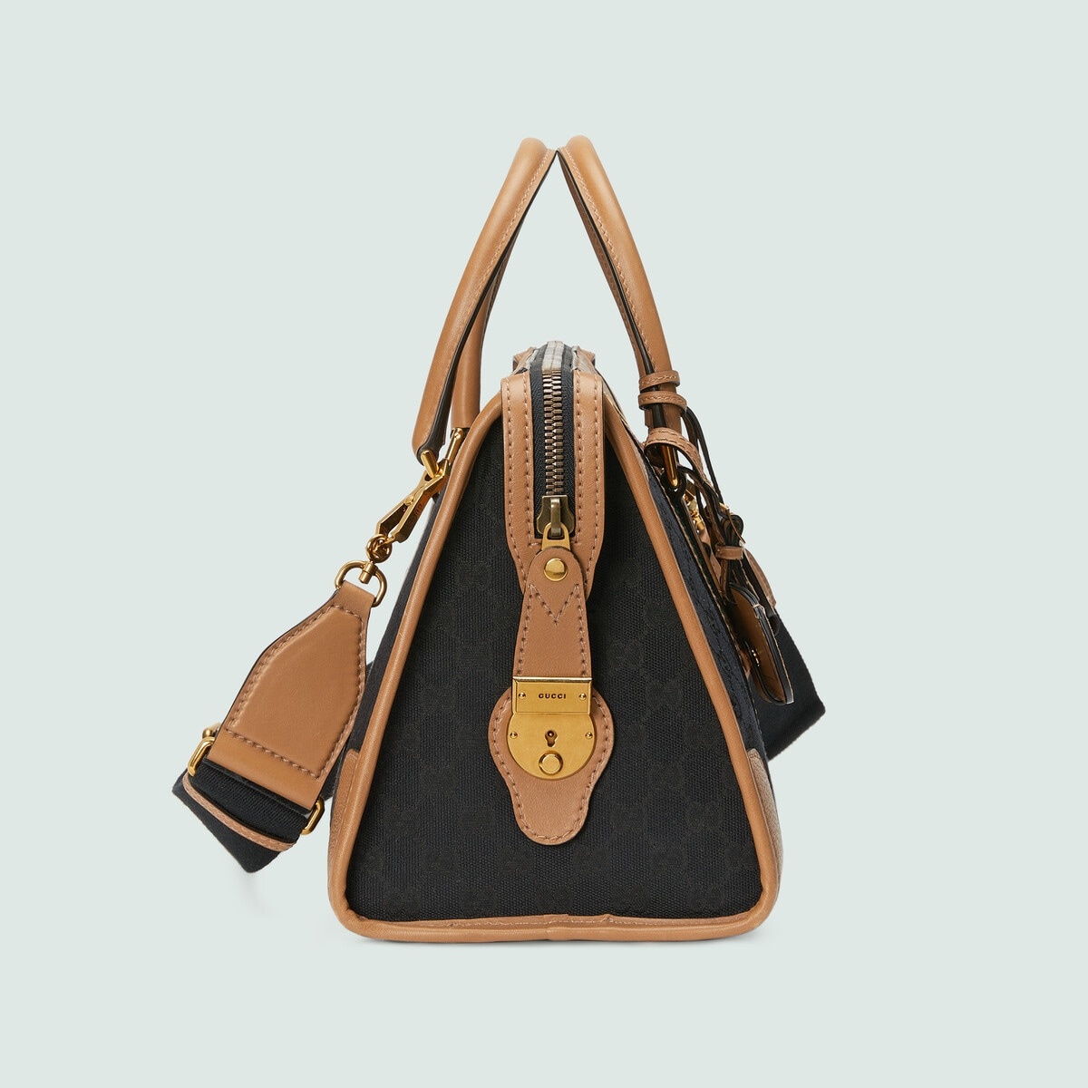 Medium canvas top handle bag - 5