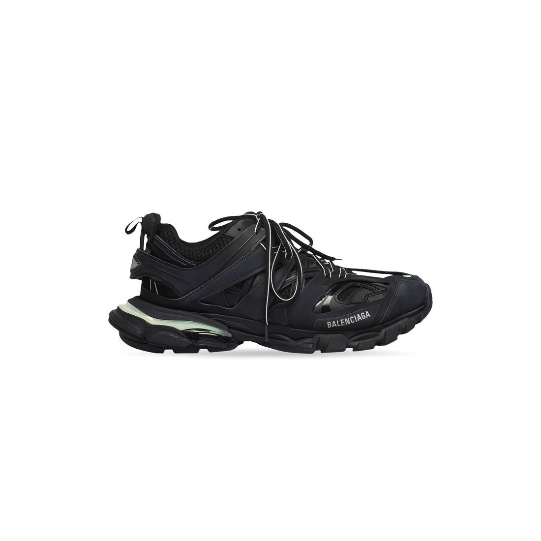 Men's Track Led Sneaker in Black - 1