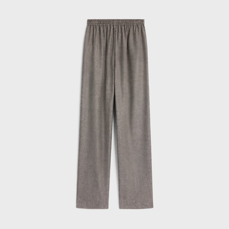 CELINE straight jogging pants in wool and cashmere outlook