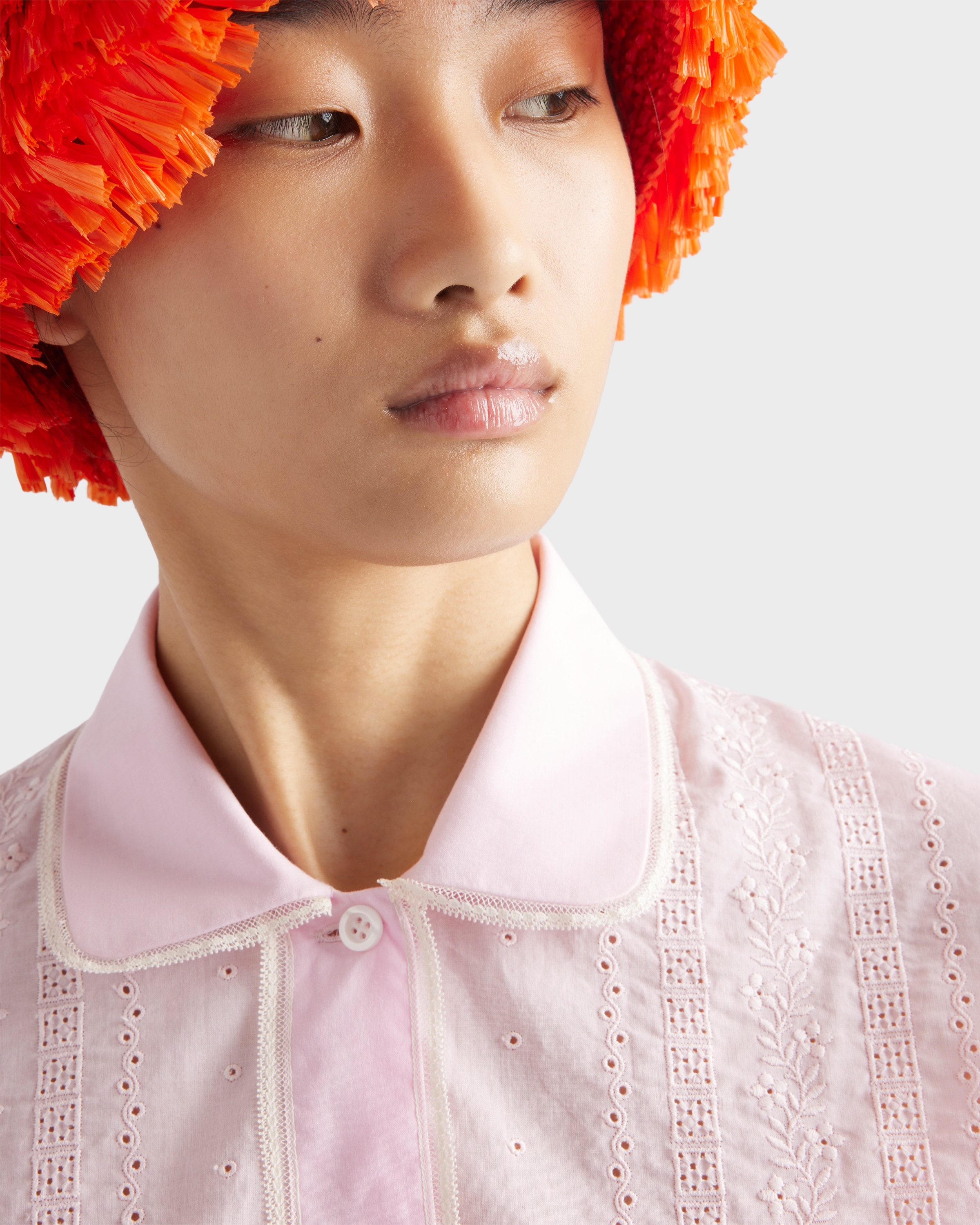Embroidered batiste shirt - 4